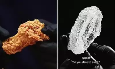 Chinese Food Blogger Creates Bizarre Transparent Fried Chicken