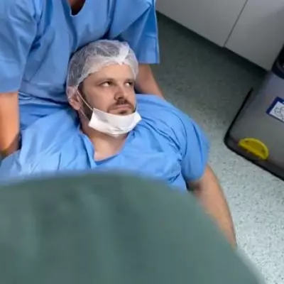 Dad Faints During Wife's C-Section, Captured on Video