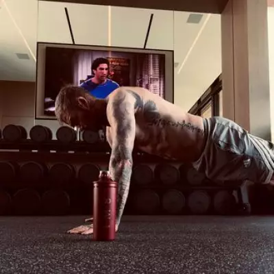 David Beckham, 50, Shows Off Ripped Physique While Working Out to Friends