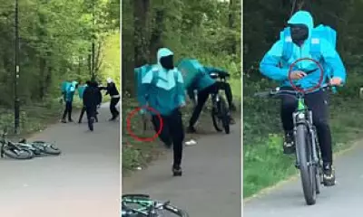 Deliveroo-Clad Cyclists Hurl Knife into Bushes After Altercation in Leicester