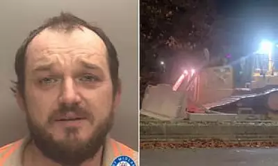 Drunk and Drugged Father Jailed for Bulldozer Rampage in Wolverhampton