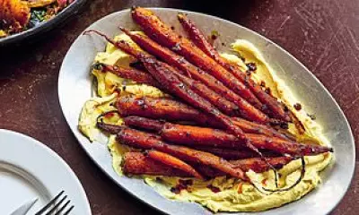 Helen Graham's Vibrant Vegetable Recipes: From Harissa Carrots to Marzipan Crumble