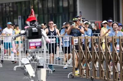 Humanoid Robot Shatters Human Half-Marathon Record in Beijing Race
