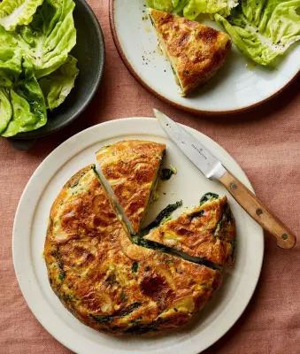 José Pizarro's Nettle and Goat's Cheese Tortilla Recipe