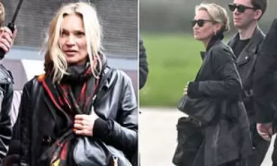 Kate Moss Films Tommy Hilfiger Ad with Liverpool FC Stars in Pub Karaoke Session