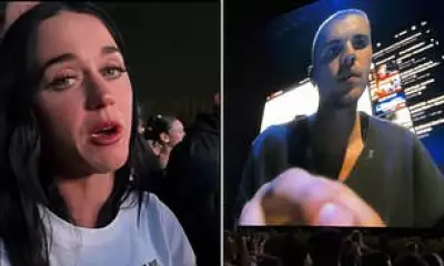 Katy Perry's YouTube Premium Joke Steals Show at Justin Bieber's Unfiltered Coachella Set