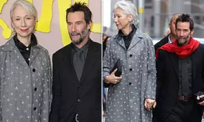 Keanu Reeves and Alexandra Grant Attend Outcome Premiere in New York
