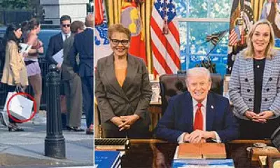 LA Mayor Bass Leaves White House with Trump Goodie Bag After Fire Aid Talks