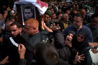 Lebanon Buries 13 Officers Killed in Israeli Strike Amid Rising Anger Before US Talks