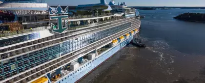 Legend of the Seas Mega Cruise Ship with Six Waterslides Begins Sea Trials