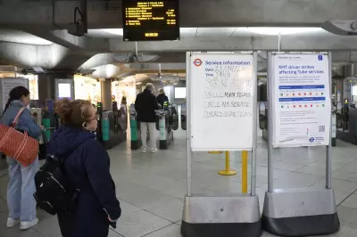 London Underground Strike Halts Tube Services, Causing Major Commuter Chaos