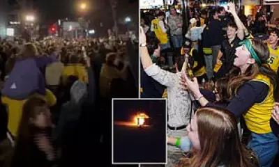 Michigan Fans Set Fires in Wild National Championship Celebrations