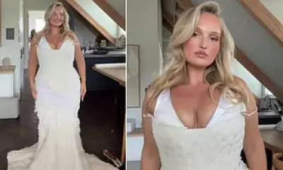 Plus-Size Model's Wedding Dress Sparks Debate Over Cultural Homage and Style