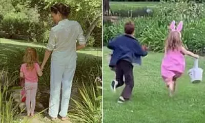 Princess Lilibet Emulates Meghan's Barefoot Style in Easter Garden Fun