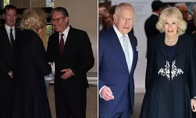 Queen Camilla Greets Embattled PM Starmer at Queen Elizabeth II Memorial Event