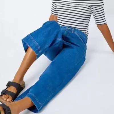 Roman's 'Most Comfortable' £32 Denim Culottes Become Wardrobe Staple