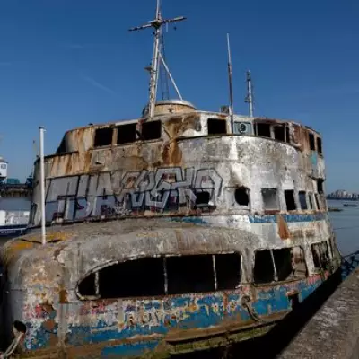 Royal Iris of the Mersey: Iconic Ferry Now a Vandalised Wreck After Fire