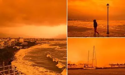 Saharan Dust Storm Engulfs Crete, Disrupting Easter Flights and Causing Chaos