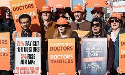 Senior Officials Consider Banning Doctors' Strikes Amid NHS Pay Dispute