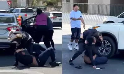 Shocking Road Rage Brawl Captured on Video in Las Vegas Strip