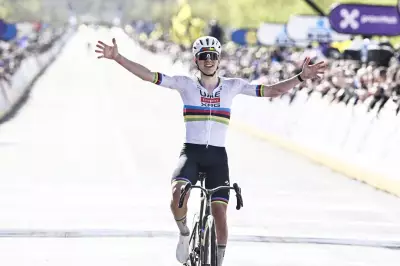 Tadej Pogacar Dominates Tour of Flanders, Equals Record with Third Victory