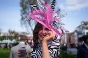 Aintree's Ladies Day Blooms with Florals and Bold Hats Ahead of Grand National