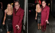 Amanda Holden and Alan Carr Enjoy Night Out at The Ivy in London