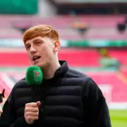 AngryGinge Copies Rooney's Boxing Celebration at Sidemen Charity Match