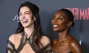 Anne Hathaway and Michaela Coel Light Up Mother Mary Screening