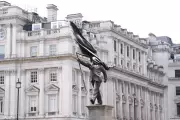 Banksy Claims New Sculpture in Central London's Waterloo Place