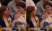 Basketball Fan Silenced by Friend's Savage Courtside Comeback in Viral Clip