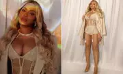 Beyoncé Stuns in Lace Lingerie While Promoting Cécred Haircare Line