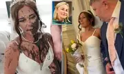 Bride's Wedding Dress Sabotaged by Sister-in-Law's Black Paint Attack in Family Feud