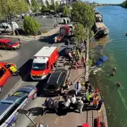 Bus Plunges into River Seine with Passengers Aboard in France