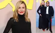 Cameron Diaz Stuns in Black Gown at Outcome Premiere with Star-Studded Cast