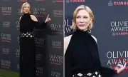 Cate Blanchett Flips Off Photographer at Olivier Awards in Fiery Red Carpet Moment