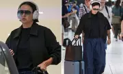 Celeste Barber Appears Downcast at Sydney Airport After Recent Split