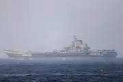 Chinese Aircraft Carrier Liaoning Transits Taiwan Strait Amid Rising Tensions