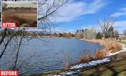Denver's Lake Huston Dries Up After Canal Leak, Sparking Drought Concerns