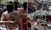 Devotees in Philippines Perform Extreme Penance on Maundy Thursday