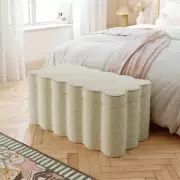 Dunelm's Stylish Boucle Ottoman with Storage Slashed by £35 in Spring Sale