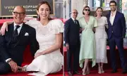 Emily Blunt and Stanley Tucci Receive Hollywood Walk of Fame Stars with Family Support