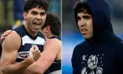 Extortion fears cloud Tyson Stengle's AFL future amid Geelong absence