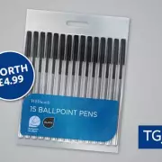 Get 15 Free Pens from TGJones Worth £4.99 with Your Paper