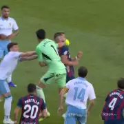 Goalkeeper hit with 13-match ban for punching opponent after red card