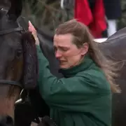 Groom's Tears of Relief as Impaire Et Passe Falls Unhurt at Aintree Festival