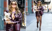 Heidi Klum Stuns in NYC with Dog, Addresses Menopause and Age Gap