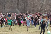 Helicopter Marshmallow Drop Delights Children at Michigan Parks