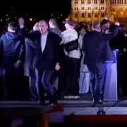 Hungarian Politician's Jubilant Dance Marks End of Orban's 16-Year Rule