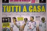 Italian Media Demands 'Everyone Out!' After World Cup Qualification Failure